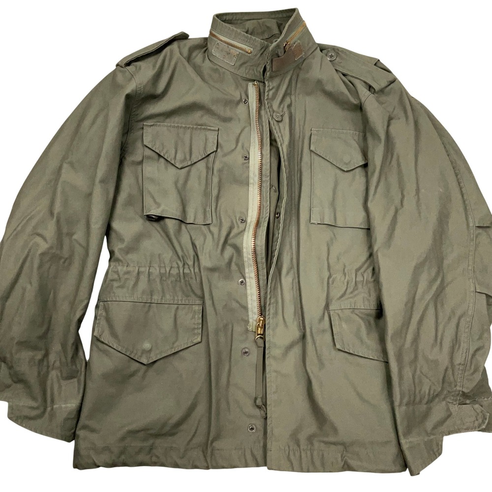 Alpha Industries M-65 Field Coat Mens MR Olive Green Military Gorpocore Hood